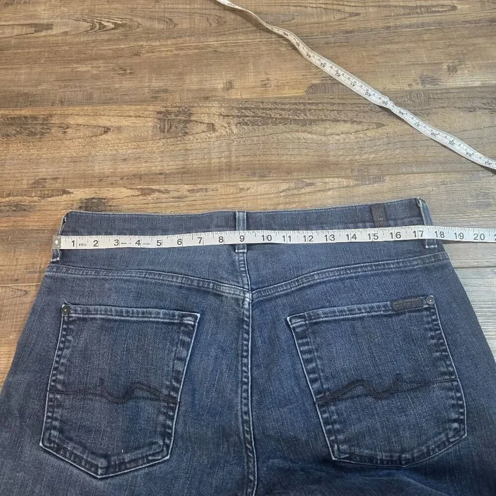 7 For All Mankind Luxe Performance The Straight jeans size 34 men's short